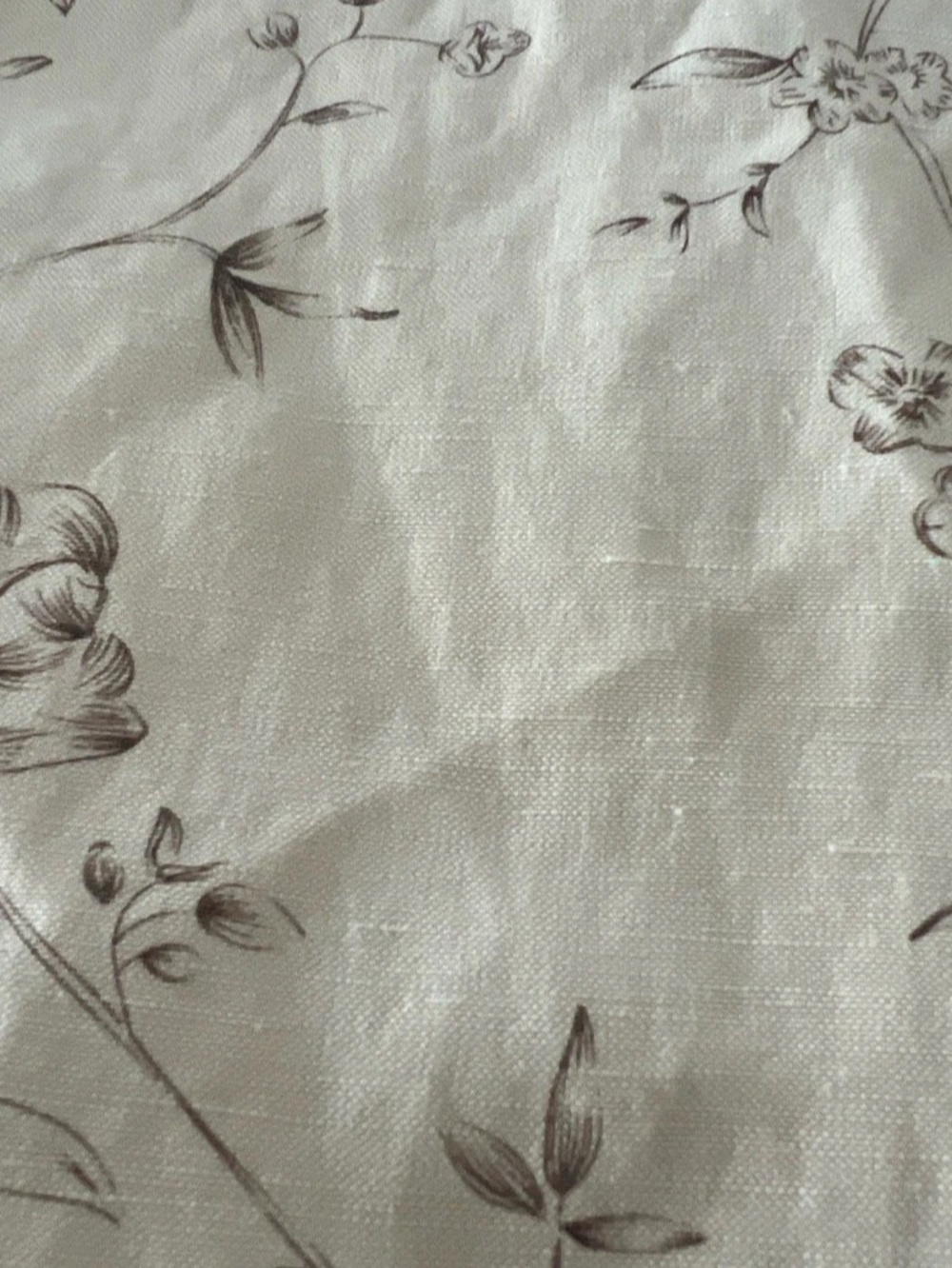 Pendleton Floral Button Down Shirt in Cream & Brown - Picture 9 of 9